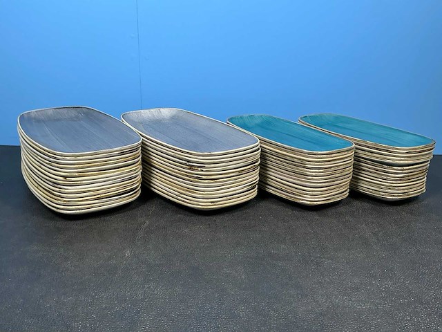 Churchill stonecast chefs oblong bord serviesset 60-delig - afbeelding 4 van  11