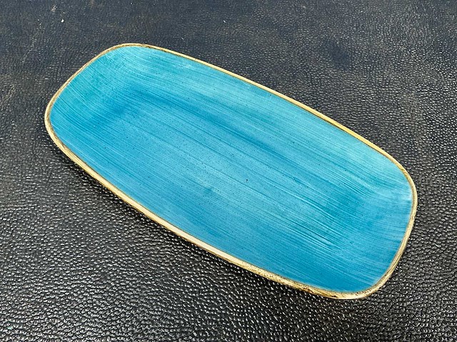 Churchill stonecast java blue chefs oblong bord (30x) - afbeelding 3 van  6