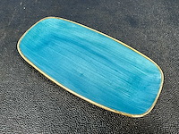 Churchill stonecast java blue chefs oblong bord (30x) - afbeelding 3 van  6