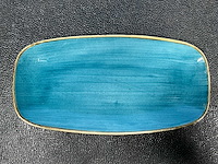 Churchill stonecast java blue chefs oblong bord (60x) - afbeelding 4 van  6