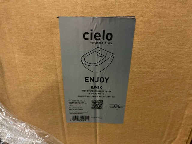 Cielo enjoy toiletpot met wc-bril (2x) - afbeelding 2 van  2