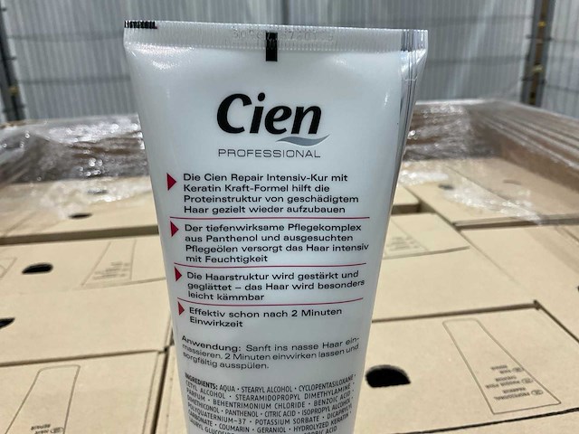 Cien - professional - keratine - professionele haar herstel kuur 250 ml (546x) - afbeelding 7 van  8