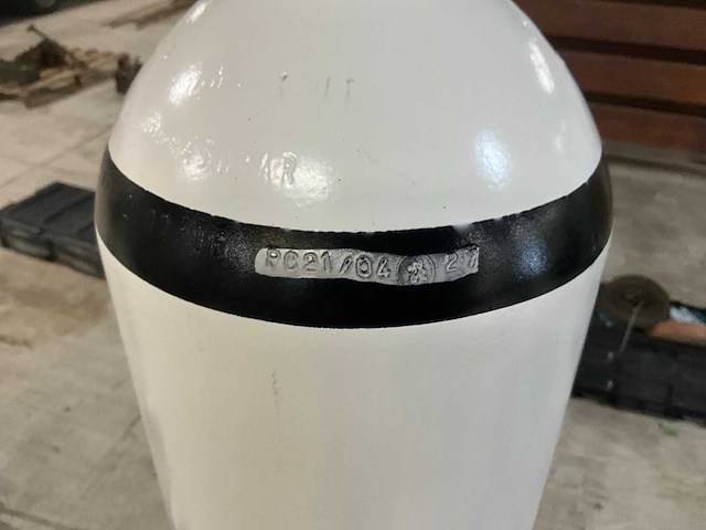 Cilinder / fles - voor hogedrukgas - gasfles perslucht - afbeelding 4 van  6