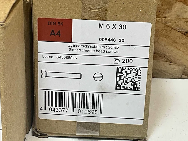 Cilinderschroef m6x30 (1400x) - afbeelding 3 van  3