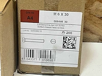 Cilinderschroef m6x30 (1400x) - afbeelding 3 van  3
