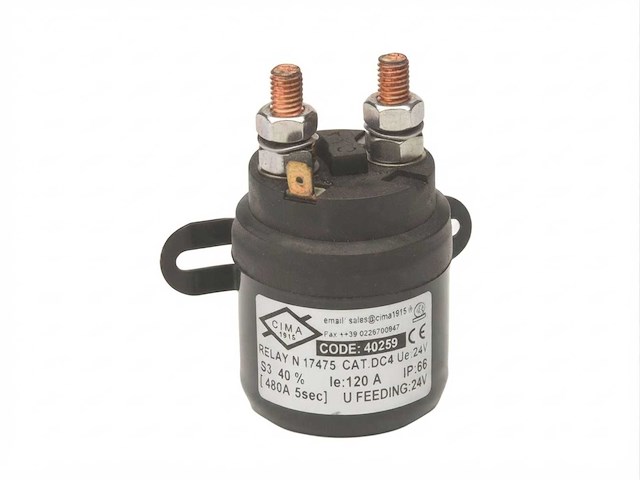 Cima solenoid schakelrelais 24v | 120a - 40259 - afbeelding 1 van  5