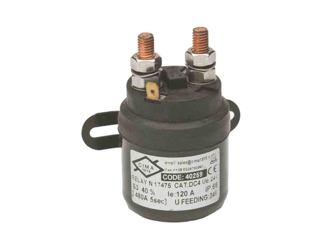 Cima solenoid schakelrelais 24v | 120a - 40259 - afbeelding 1 van  5