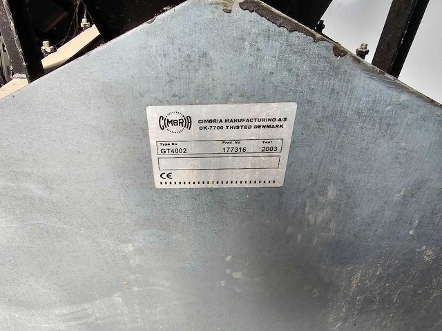 Cimbria - 2006 - gt4002 177316 - transportband - afbeelding 15 van  22