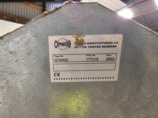 Cimbria - 2006 - gt4002 177316 - transportband - afbeelding 17 van  22