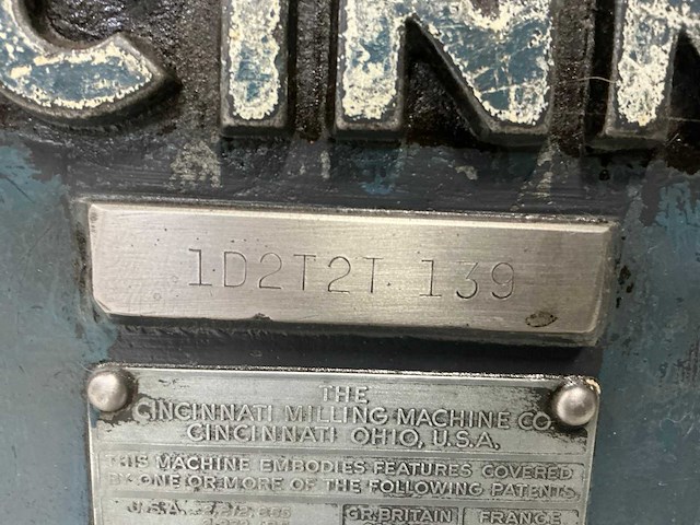 Cincinati 1d2t2t.139 messlijpmachine - afbeelding 3 van  6