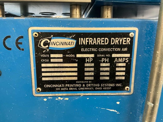 Cincinnati - 48-10h2o - transportbandoven / droogtunnel - afbeelding 21 van  21