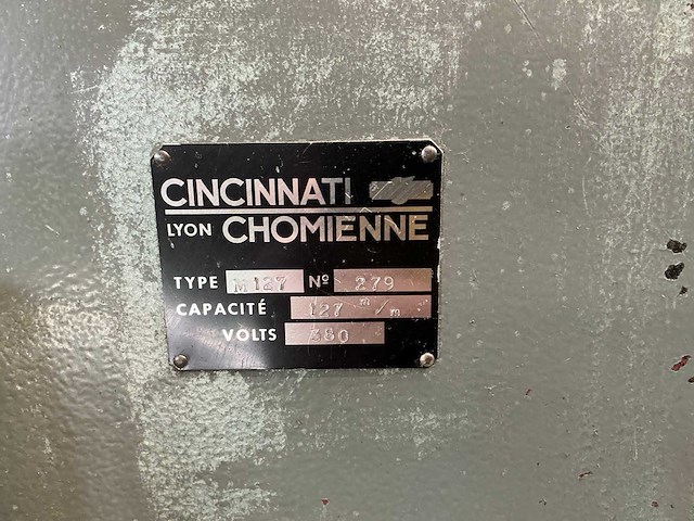 Cincinnati m127 steekmachine - afbeelding 7 van  12