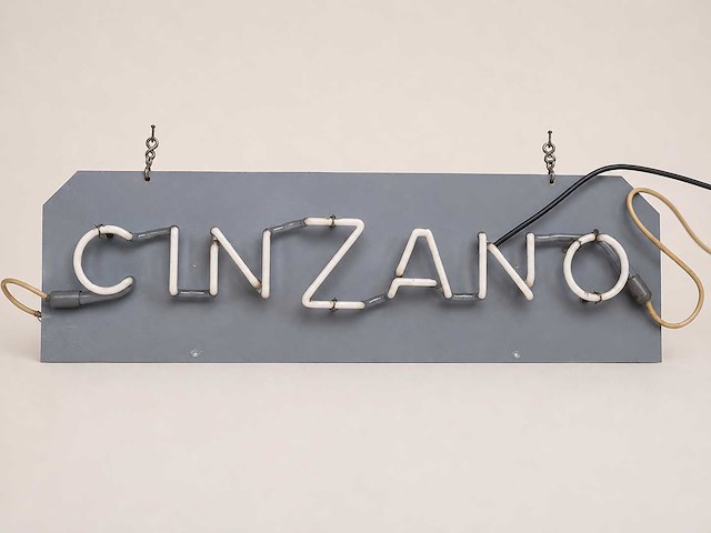 Cinzano neonreclame - afbeelding 1 van  1