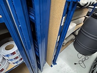 Circa 25 meter magazijnstelling, blauw - afbeelding 5 van  7