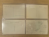 Circa 43x historische ansichtkaarten en prentbriefkaarten, ca. 1900–1955, diverse landen - afbeelding 6 van  26