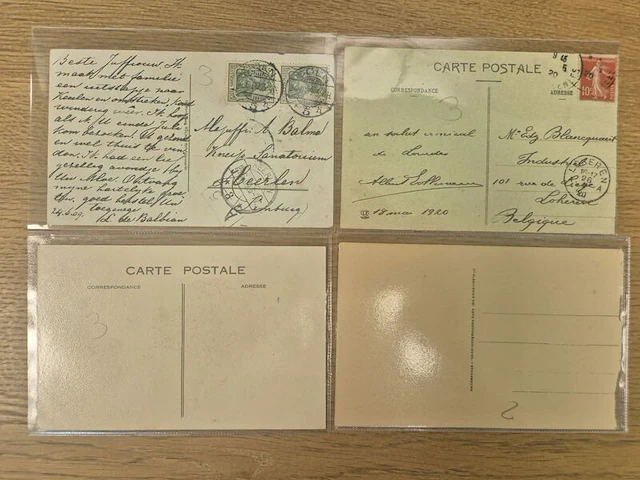 Circa 43x historische ansichtkaarten en prentbriefkaarten, ca. 1900–1955, diverse landen - afbeelding 8 van  26
