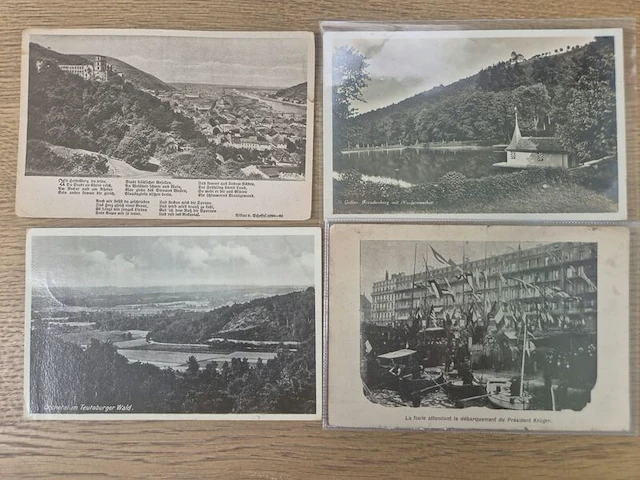 Circa 43x historische ansichtkaarten en prentbriefkaarten, ca. 1900–1955, diverse landen - afbeelding 18 van  26