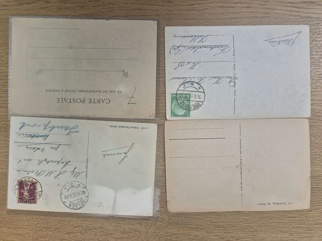 Circa 43x historische ansichtkaarten en prentbriefkaarten, ca. 1900–1955, diverse landen - afbeelding 19 van  26