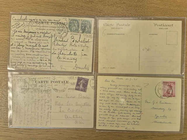 Circa 43x historische ansichtkaarten en prentbriefkaarten, ca. 1900–1955, diverse landen - afbeelding 23 van  26