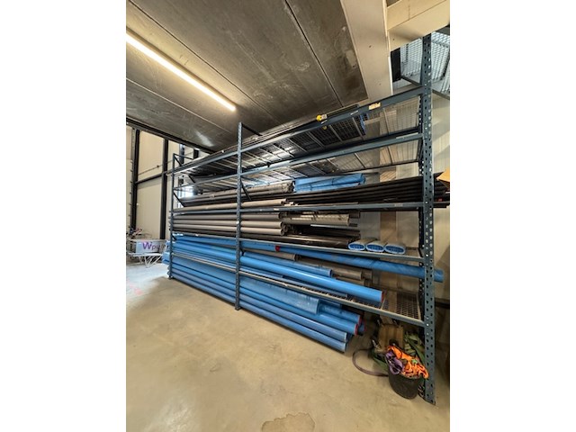 Circa 6 meter langmateriaalstelling, hovuma, blauw - afbeelding 1 van  3