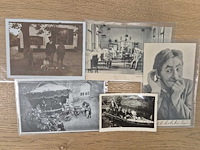 Circa 77x oude ansichtkaarten en foto’s van mensen en portretten - afbeelding 17 van  21