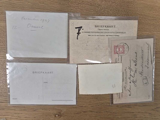 Circa 77x oude ansichtkaarten en foto’s van mensen en portretten - afbeelding 18 van  21