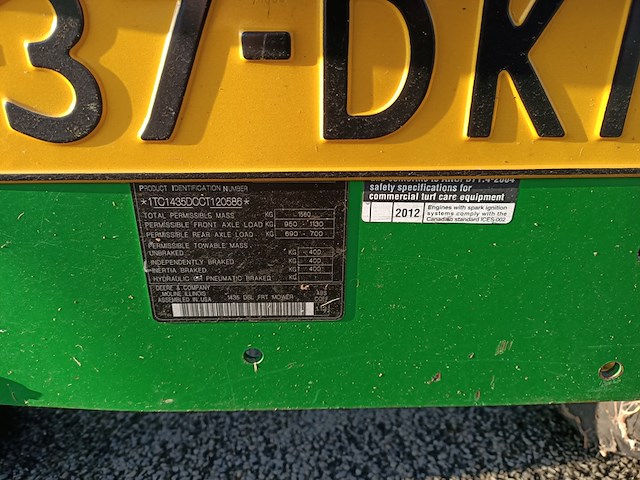 Cirkelmaaier, john deere, 1435 series ii 4wd, 2013 - afbeelding 9 van  24