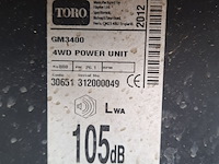 Cirkelmaaier, toro, groundmaster 3400 4-wd, 2007, incl. 2x maaidek - afbeelding 17 van  45