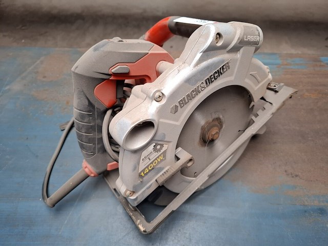 Cirkelzaag , black en decker, ks1400l - afbeelding 1 van  5