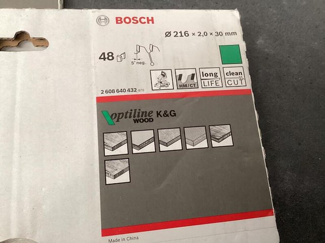 Cirkelzaag bosch, optiline wood - afbeelding 3 van  3