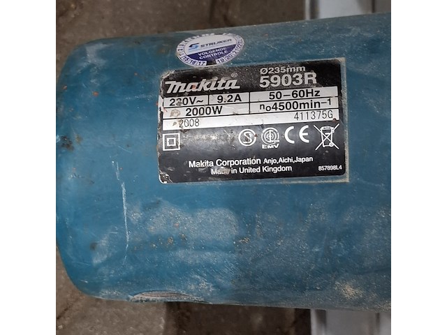 Cirkelzaag, makita, 5903r, 2008 - afbeelding 2 van  5