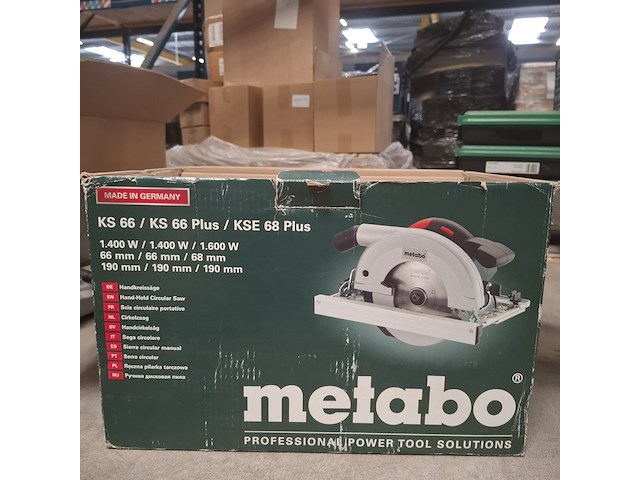 Cirkelzaag metabo, kse68 plus, bouwjaar 2017 - afbeelding 6 van  6