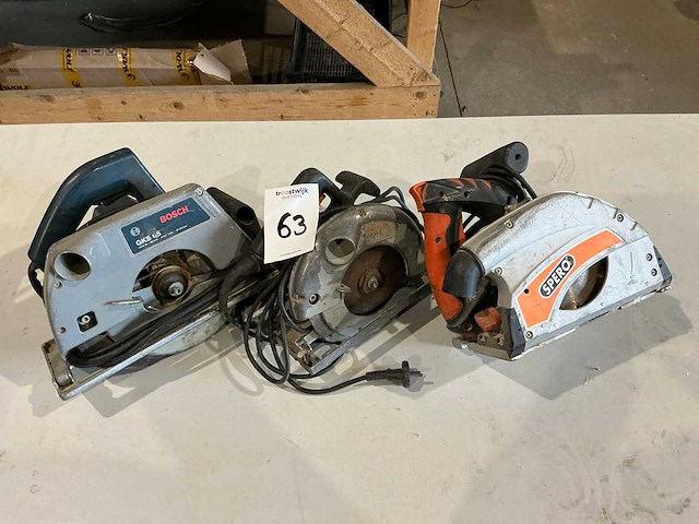 Cirkelzaagmachine (3x) - afbeelding 1 van  3