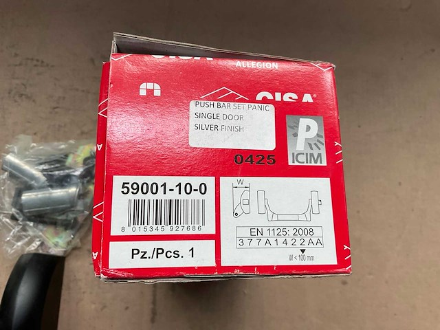 Cisa panic push bar set (2x) - afbeelding 1 van  1