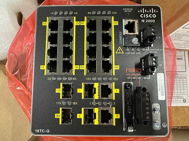 Cisco - ie-2000-16tc-g-n - 14x - industrial ethernet switch - afbeelding 8 van  8