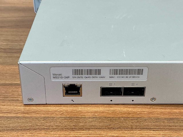 Cisco - ms210-24p - meraki - netwerk switch - afbeelding 6 van  6