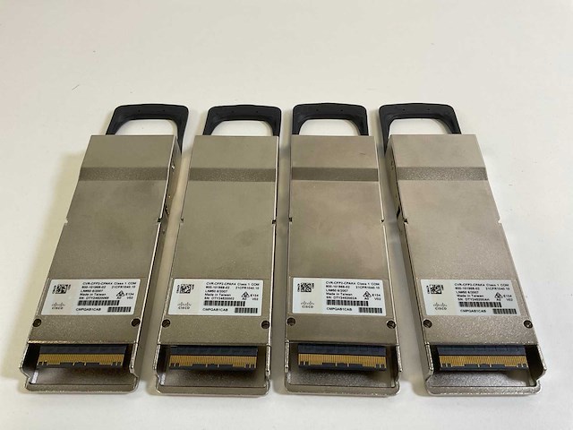 Cisco (800-101968-02) cvr-cfp2-cpak4 class 1, cfp2 to cpak adpaters for 4x25 interface modules (new) (4x) - afbeelding 2 van  6