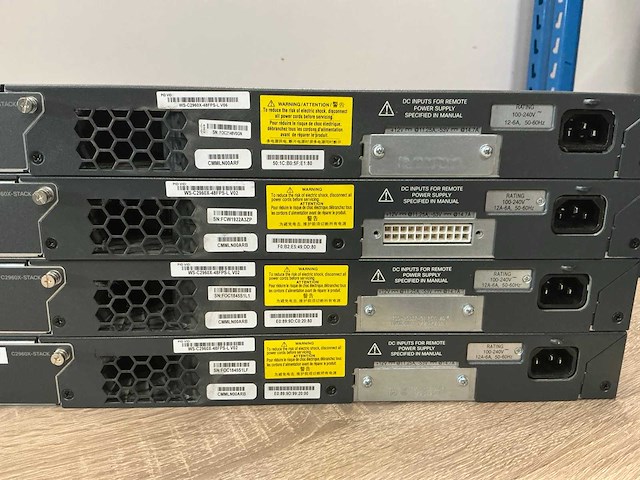 Cisco c2960-stack 19" switch (4x) - afbeelding 5 van  5