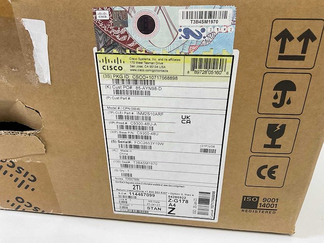 Cisco (c9300-48u-a) catalyst 9300 48 port managed l2/l3 switch (new) - afbeelding 8 van  13