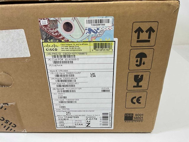 Cisco (c9300-48u-a) catalyst 9300 48 port managed l2/l3 switch (new) - afbeelding 8 van  13