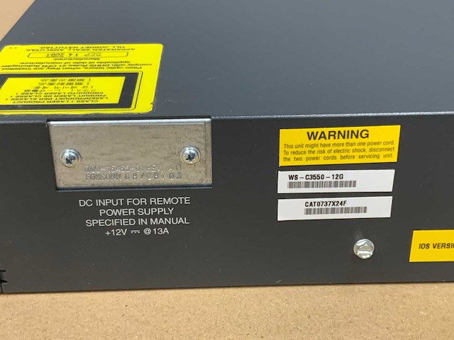 Cisco catalyst 3550 network switch - afbeelding 10 van  12