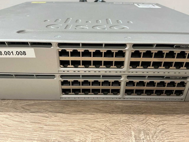 Cisco catalyst 3850-24 19" switch (2x) - afbeelding 3 van  7