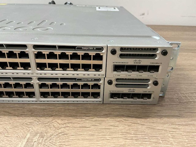 Cisco catalyst 3850-24 19" switch (2x) - afbeelding 4 van  7