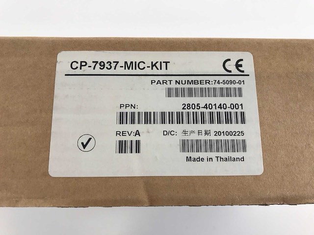 Cisco (cp-7937-mic-kit) 2-pack microphone kits (new) (6x) - afbeelding 7 van  7