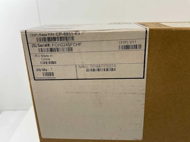 Cisco (cp-8851-k9), ip phones multi-platform phones (new) (3x) - afbeelding 4 van  14