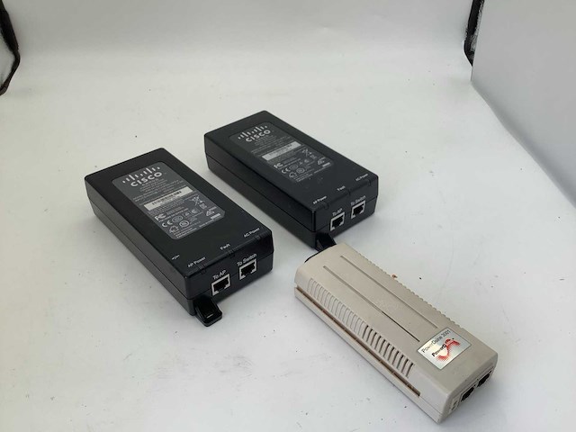Cisco en powerdsine wifi, router & switch poe injectors (3x) - afbeelding 2 van  8