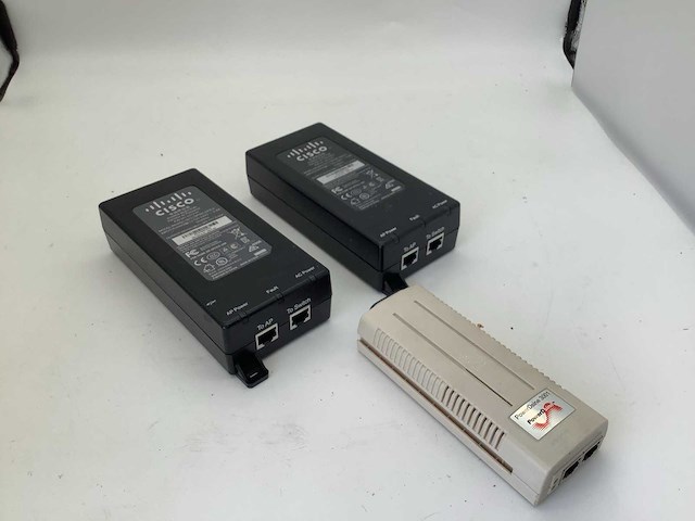 Cisco en powerdsine wifi, router & switch poe injectors (3x) - afbeelding 3 van  8
