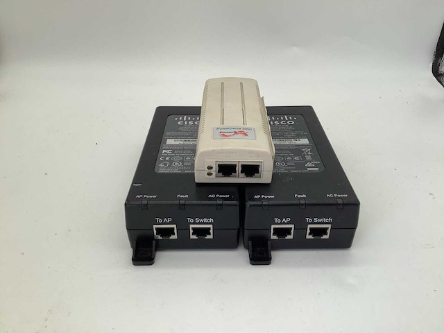 Cisco en powerdsine wifi, router & switch poe injectors (3x) - afbeelding 7 van  8