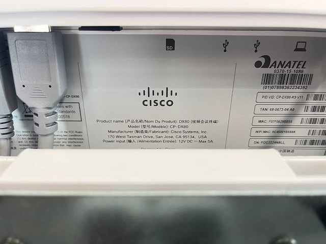 Cisco/ ergotron - videoconferentiesysteem met verrijdbaar statief - afbeelding 10 van  21