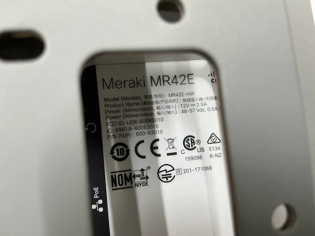 Cisco meraki - mr42e - draadloos accespoint (4x) - afbeelding 4 van  5